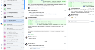 Move over Slack &#8211; Space est une nouvelle plateforme de gestion de projet pour les développeurs review code in chats 310x165